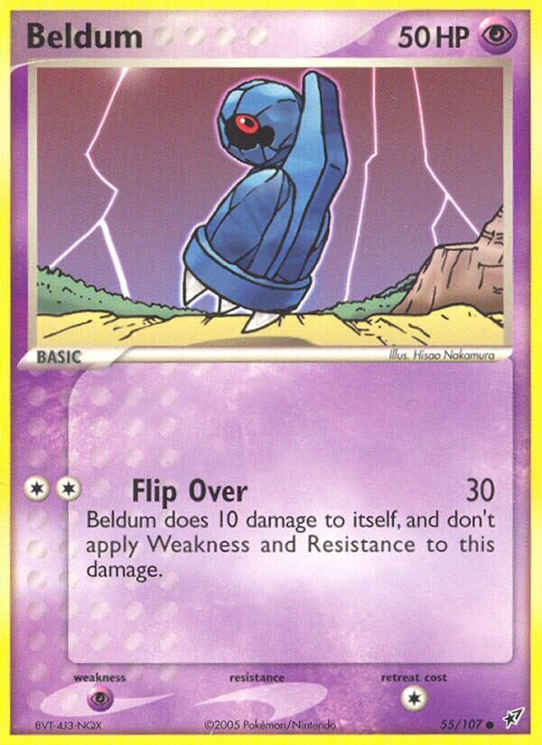 Beldum 055/107 — EX Deoxys (English Pokémon TCG card)