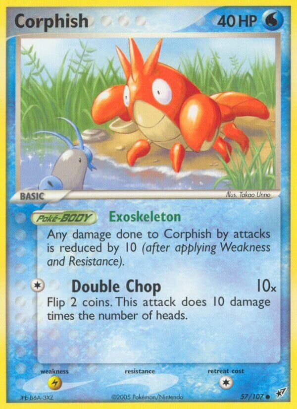 Corphish 057/107 — EX Deoxys (English Pokémon TCG card)