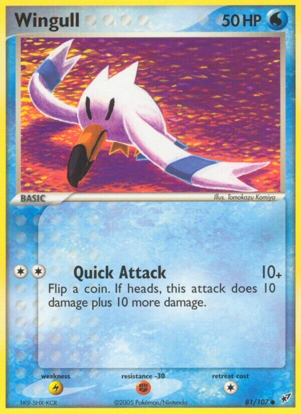 Wingull 081/107 — EX Deoxys (English Pokémon TCG card)
