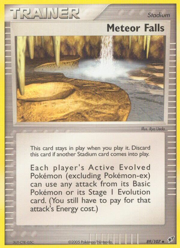 Meteor Falls 089/107 — EX Deoxys (English Pokémon TCG card)