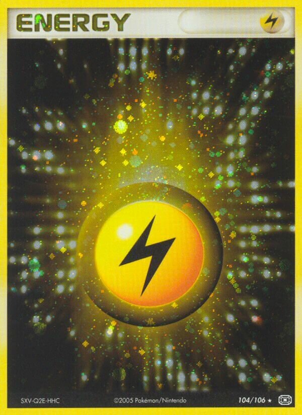 Lightning Energy 104/107 — EX Emerald (English Pokémon TCG card)