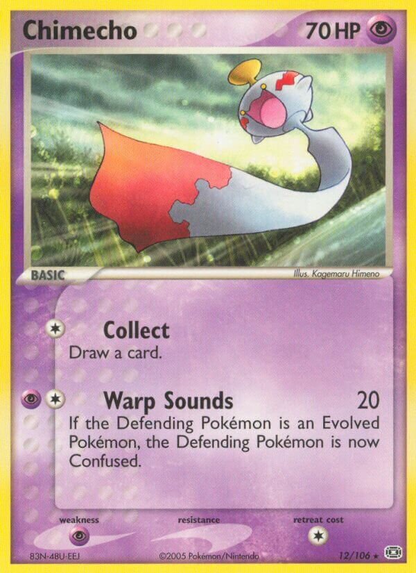 Chimecho 012/107 — EX Emerald (English Pokémon TCG card)