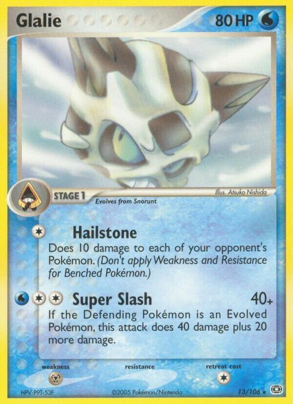 Glalie 013/107 — EX Emerald (English Pokémon TCG card)