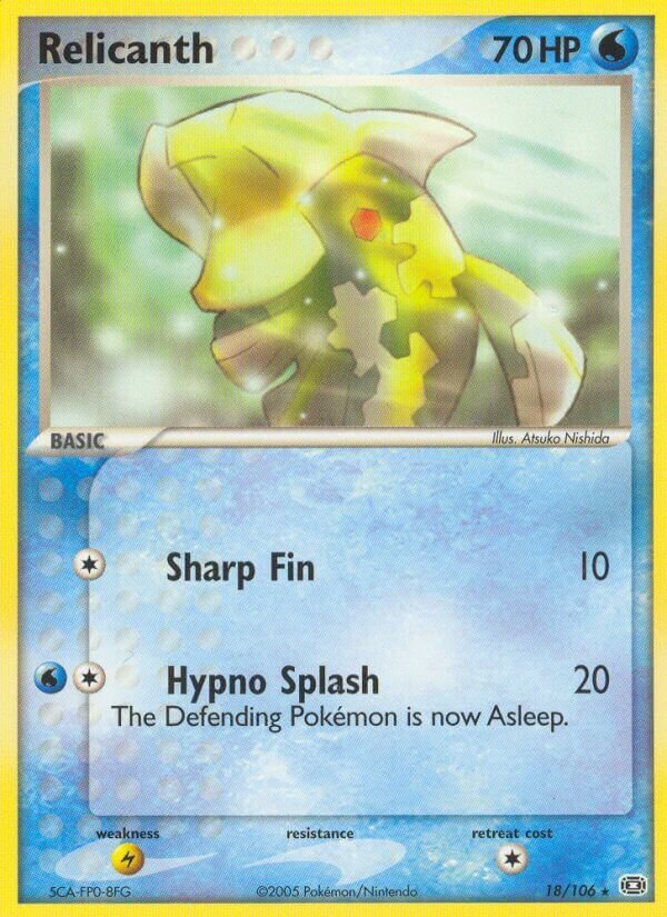 Relicanth 018/107 — EX Emerald (English Pokémon TCG card)