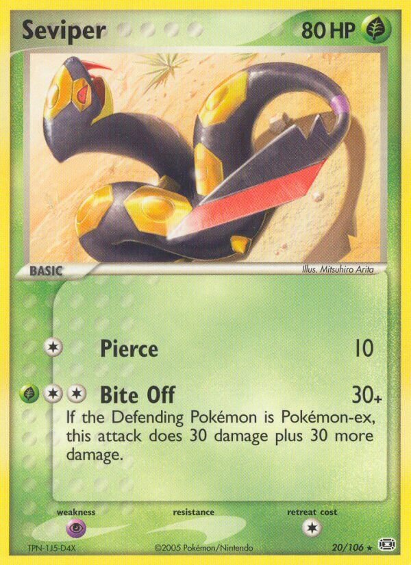 Seviper 020/107 — EX Emerald (English Pokémon TCG card)