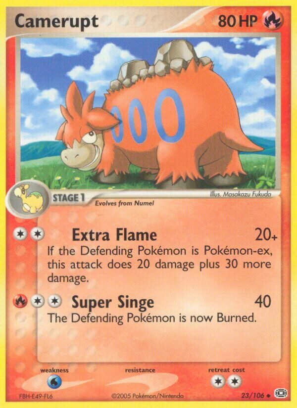 Camerupt 023/107 — EX Emerald (English Pokémon TCG card)