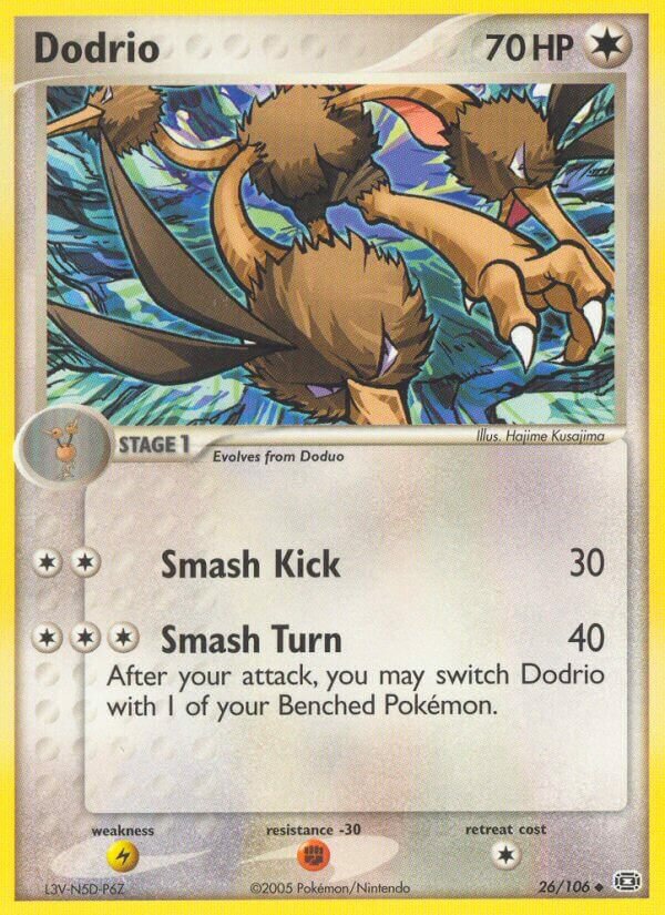 Dodrio 026/107 — EX Emerald (English Pokémon TCG card)