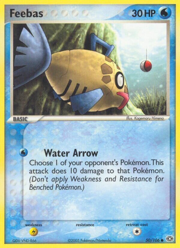 Feebas 050/107 — EX Emerald (English Pokémon TCG card)