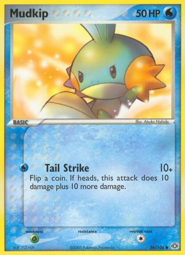 Mudkip 056/107 — EX Emerald (English Pokémon TCG card)