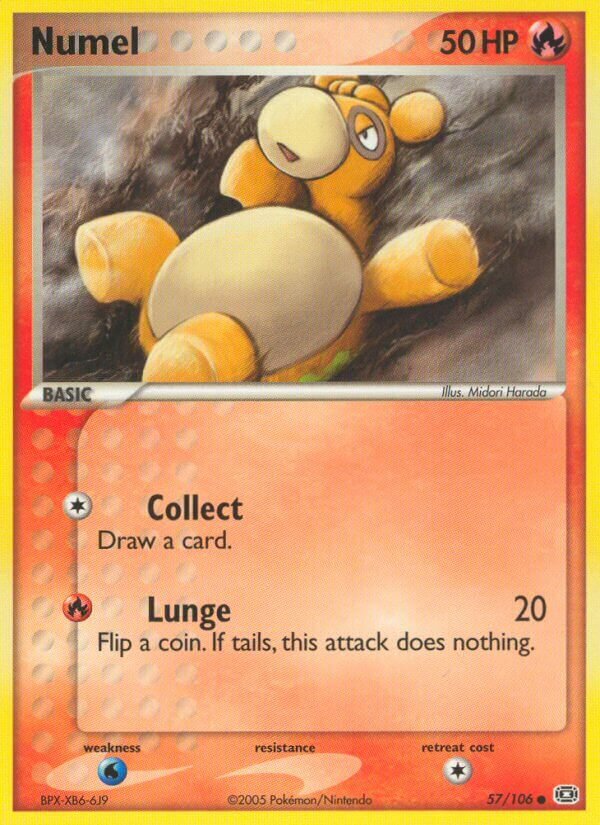 Numel 057/107 — EX Emerald (English Pokémon TCG card)