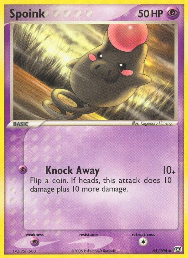 Spoink 065/107 — EX Emerald (English Pokémon TCG card)
