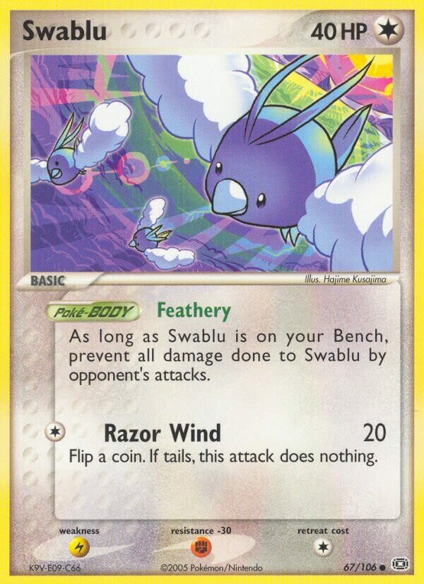 Swablu 067/107 — EX Emerald (English Pokémon TCG card)