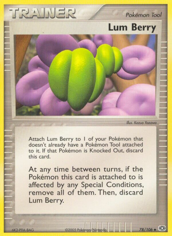 Lum Berry 078/107 — EX Emerald (English Pokémon TCG card)
