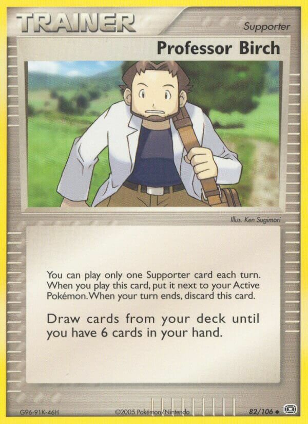 Professor Birch 082/107 — EX Emerald (English Pokémon TCG card)