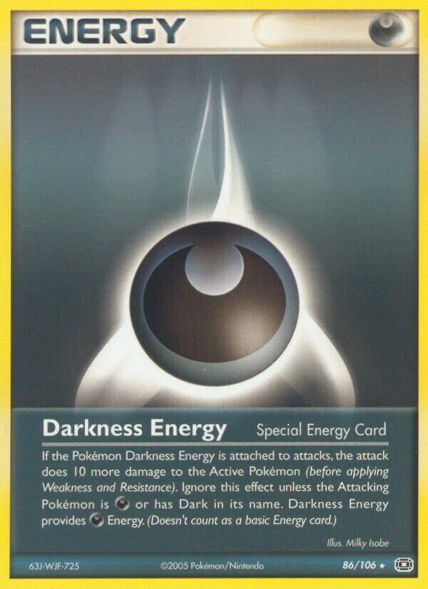 Darkness Energy 086/107 — EX Emerald (English Pokémon TCG card)