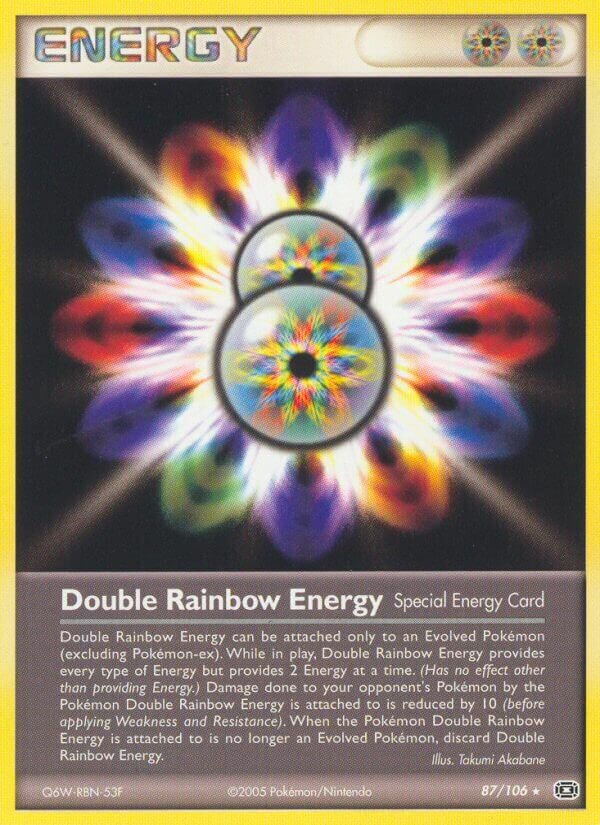 Double Rainbow Energy 087/107 — EX Emerald (English Pokémon TCG card)