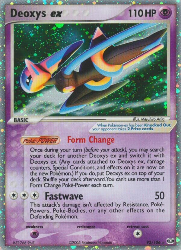 Deoxys ex 093/107 — EX Emerald (English Pokémon TCG card)
