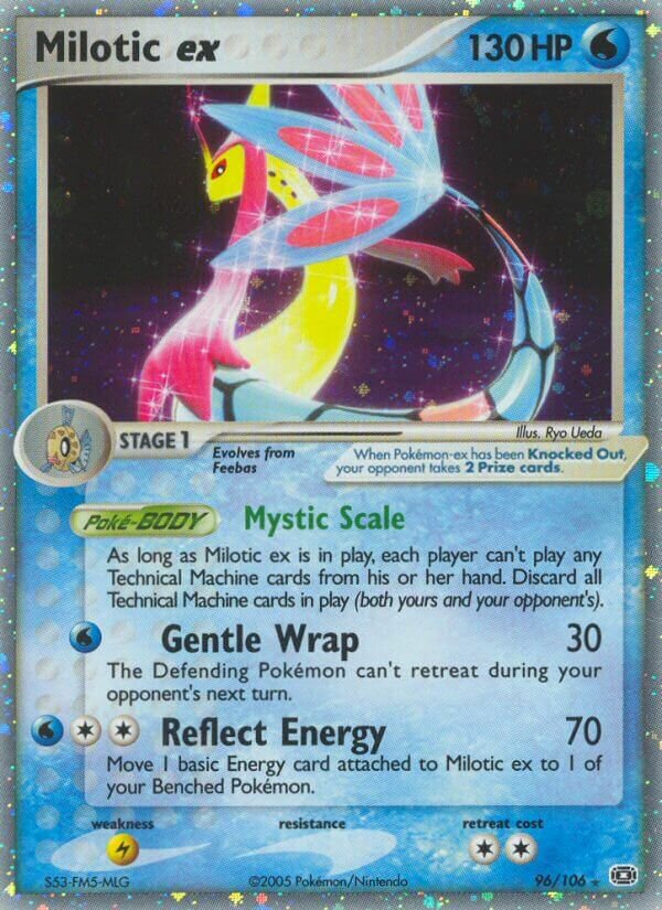Milotic ex 096/107 — EX Emerald (English Pokémon TCG card)