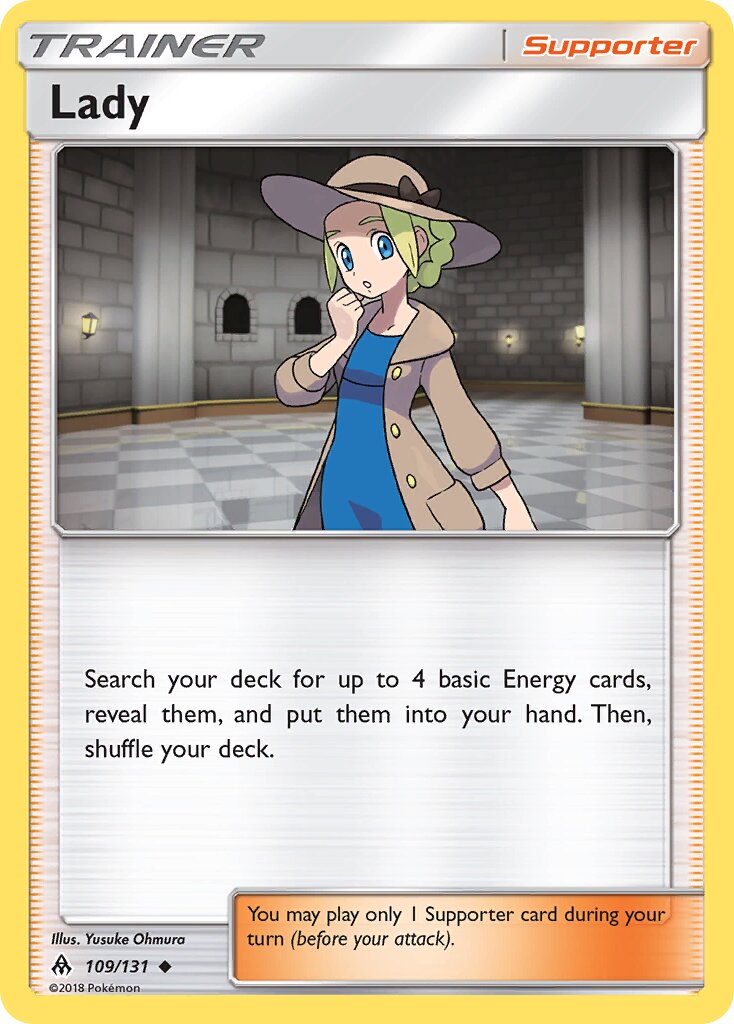 Lady 109/131 — Forbidden Light (English Pokémon TCG card)