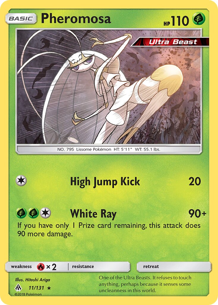 Pheromosa 011/131 — Forbidden Light (English Pokémon TCG card)