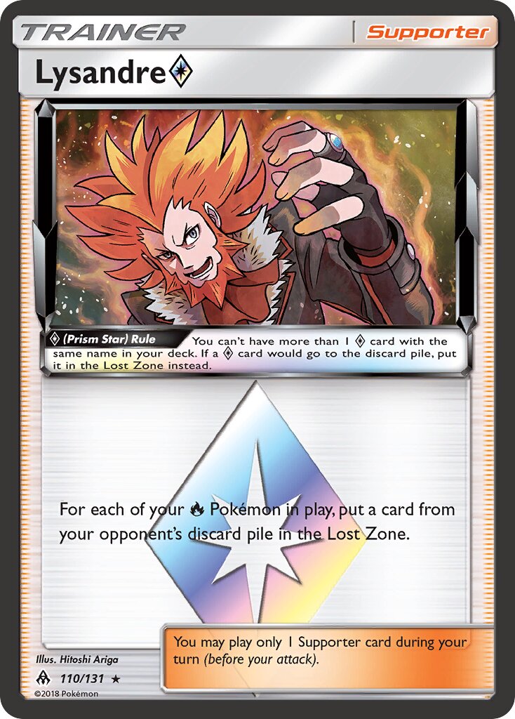 Lysandre ◇ 110/131 — Forbidden Light (English Pokémon TCG card)