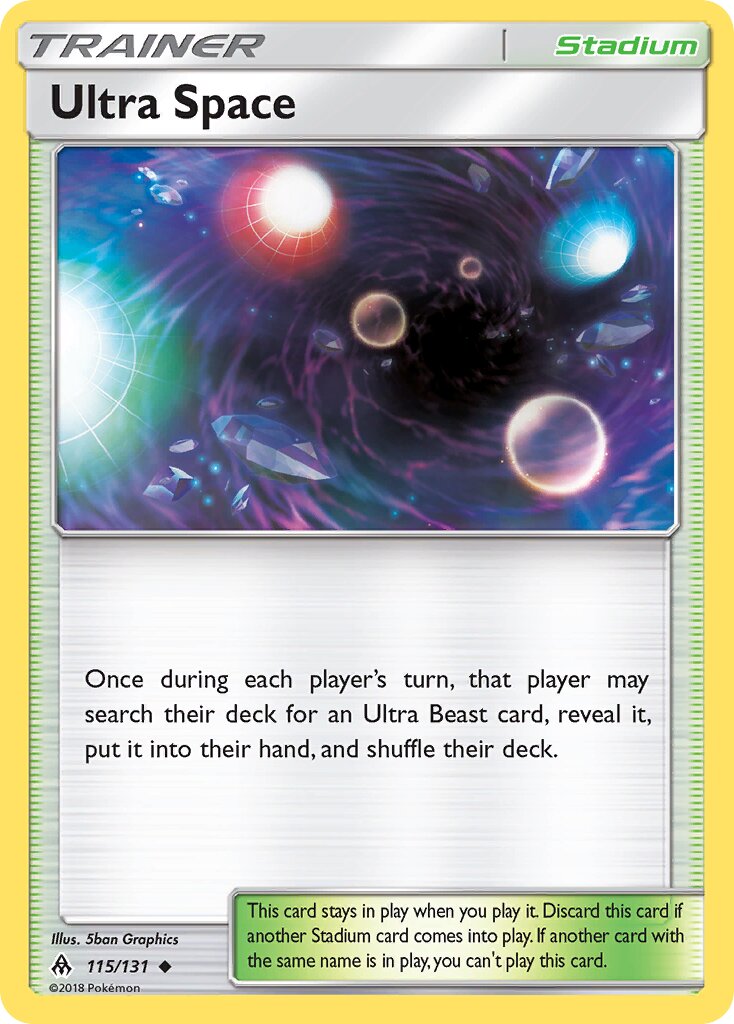 Ultra Space 115/131 — Forbidden Light (English Pokémon TCG card)