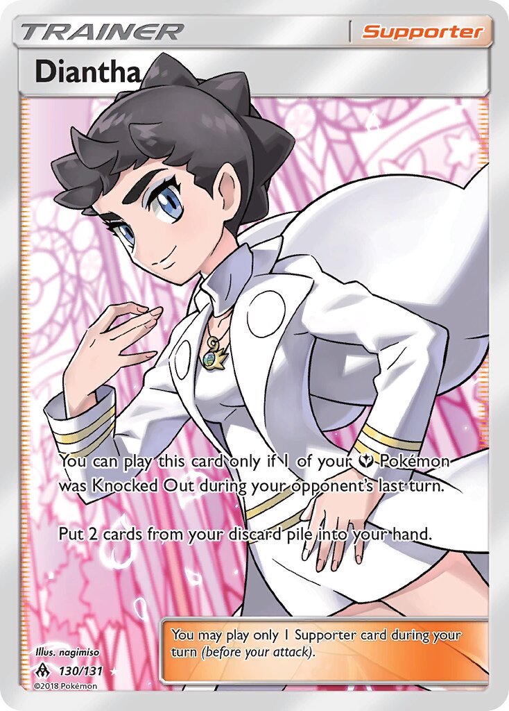 Diantha 130/131 — Forbidden Light (English Pokémon TCG card)