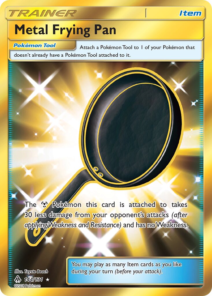 Metal Frying Pan 144/131 — Forbidden Light (English Pokémon TCG card)