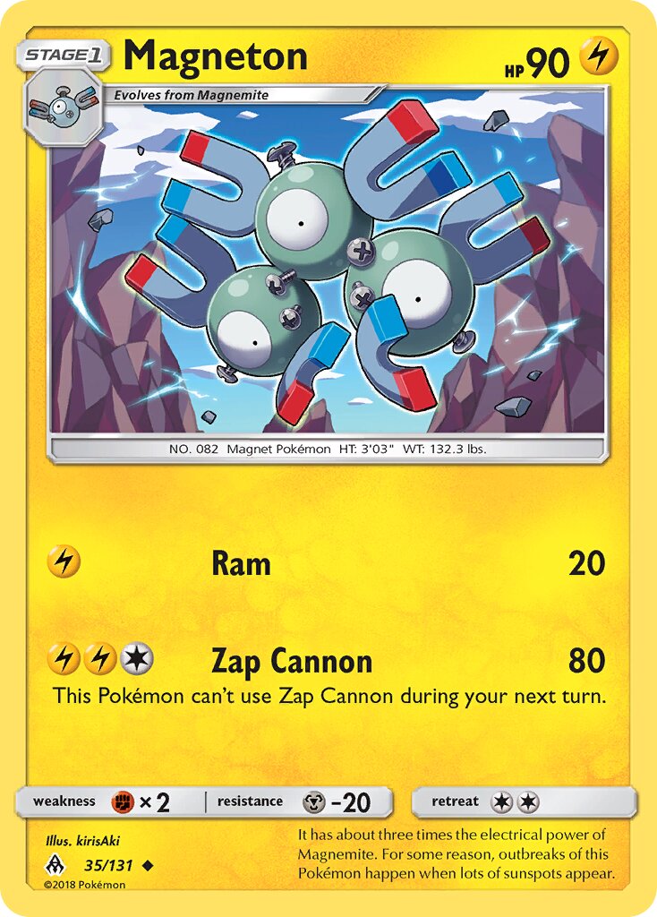 Magneton 035/131 — Forbidden Light (English Pokémon TCG card)