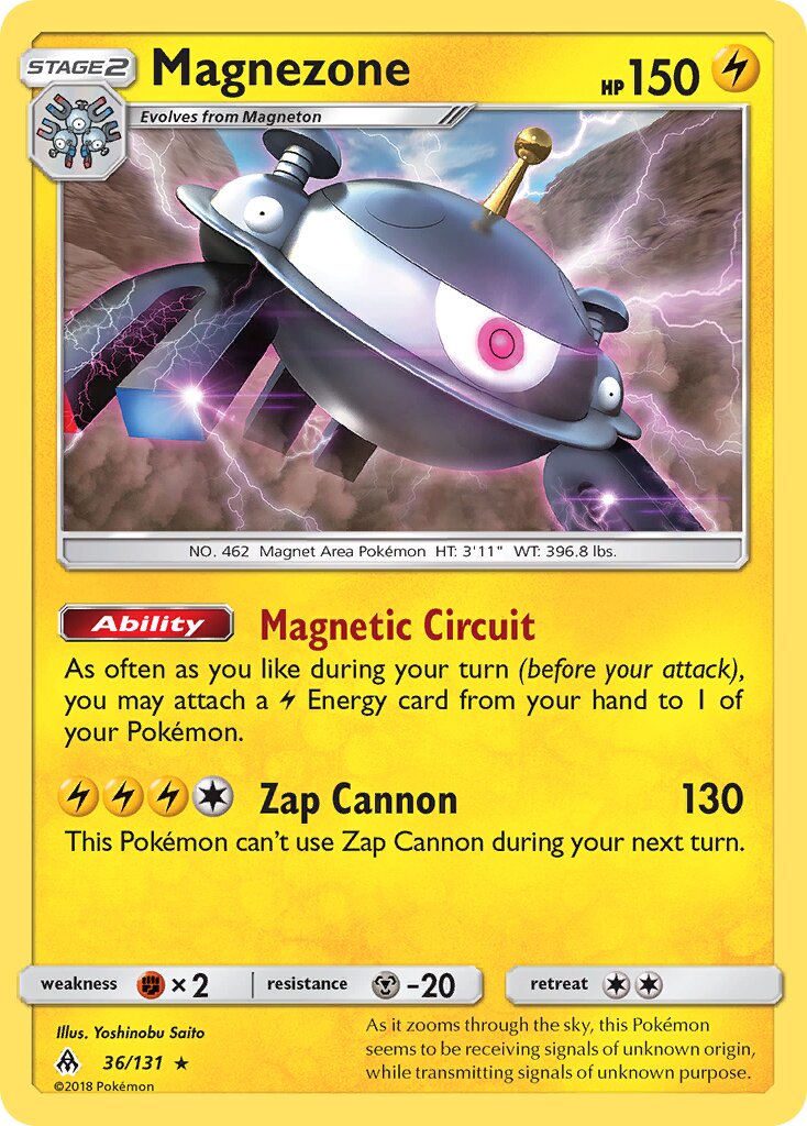 Magnezone 036/131 — Forbidden Light (English Pokémon TCG card)