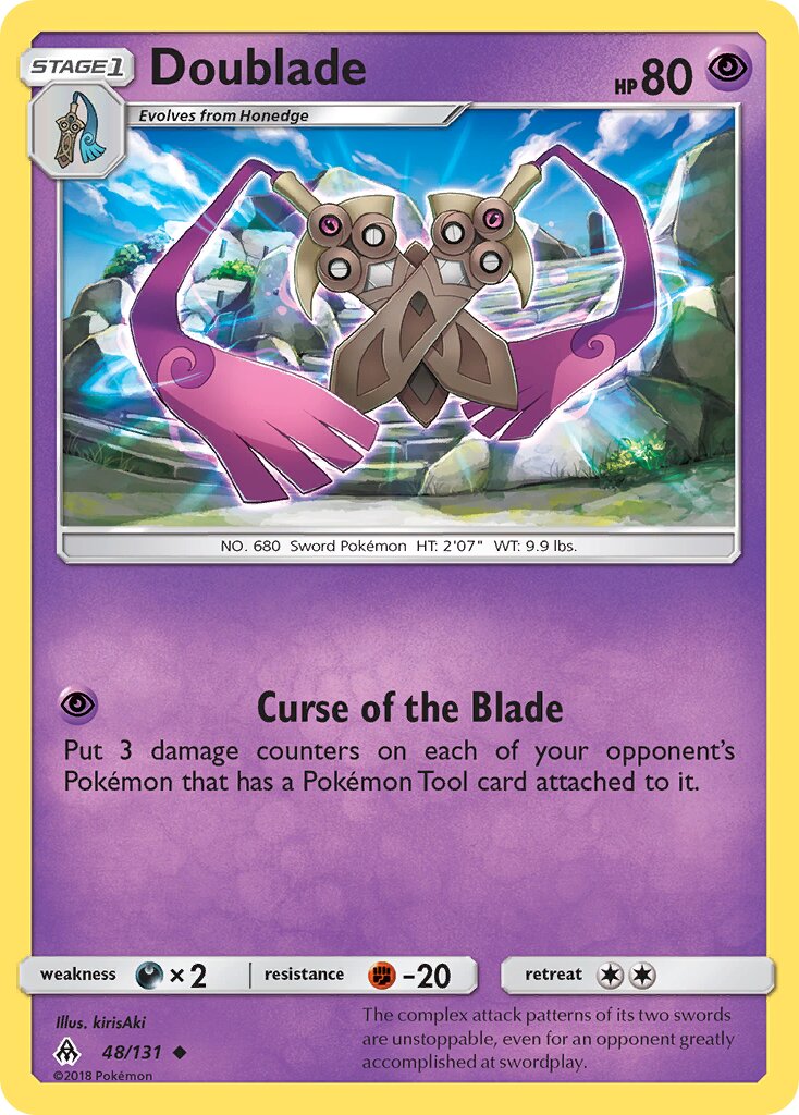 Doublade 048/131 — Forbidden Light (English Pokémon TCG card)