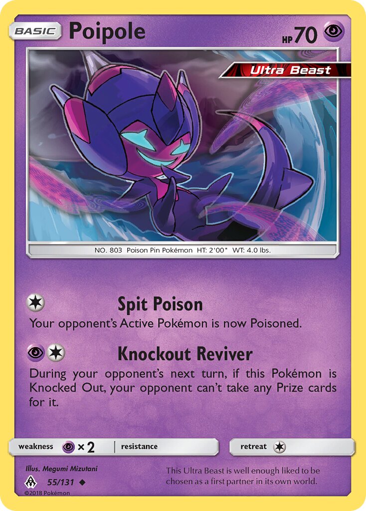 Poipole 055/131 — Forbidden Light (English Pokémon TCG card)