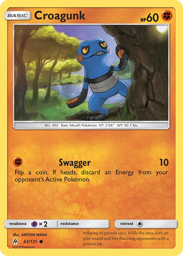 Croagunk 063/131 — Forbidden Light (English Pokémon TCG card)