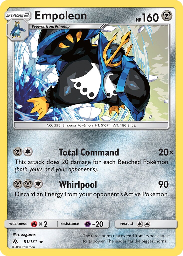 Empoleon 081/131 — Forbidden Light (English Pokémon TCG card)