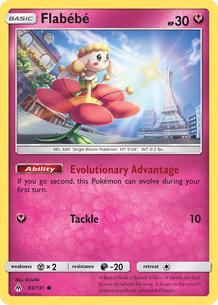 Flabébé 083/131 — Forbidden Light (English Pokémon TCG card)