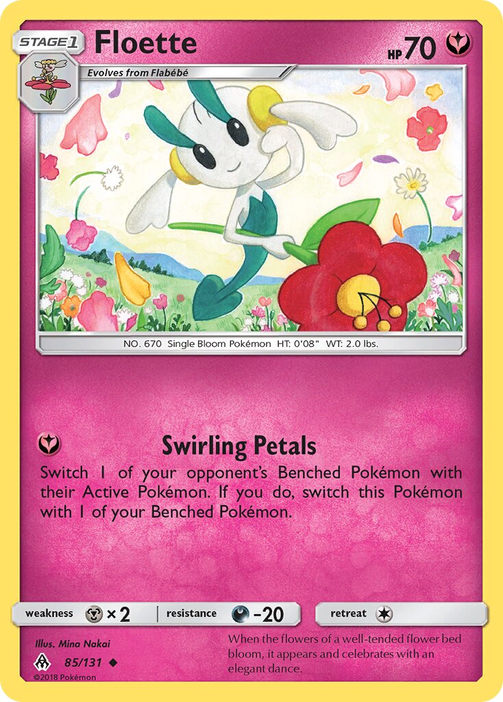 Floette 085/131 — Forbidden Light (English Pokémon TCG card)