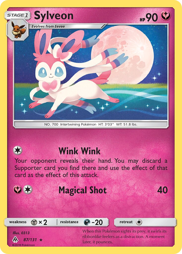 Sylveon 087/131 — Forbidden Light (English Pokémon TCG card)