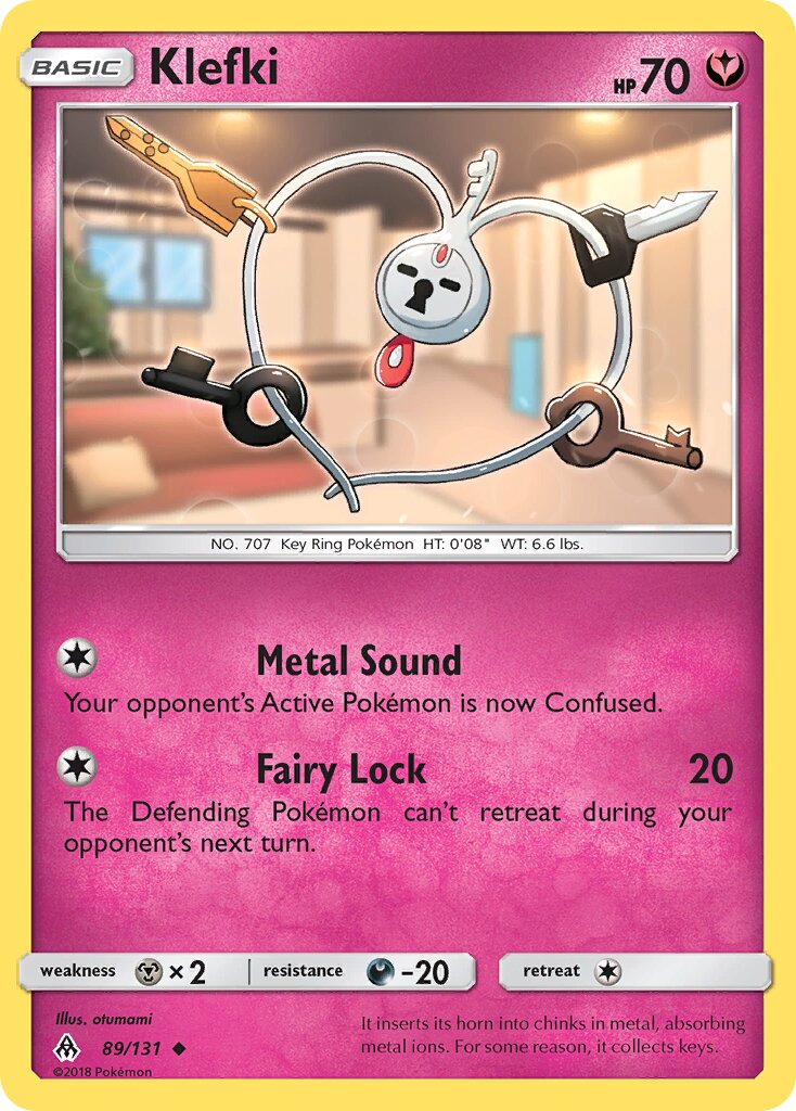 Klefki 089/131 — Forbidden Light (English Pokémon TCG card)
