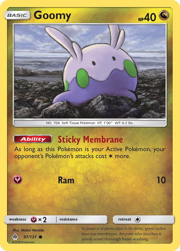 Goomy 091/131 — Forbidden Light (English Pokémon TCG card)