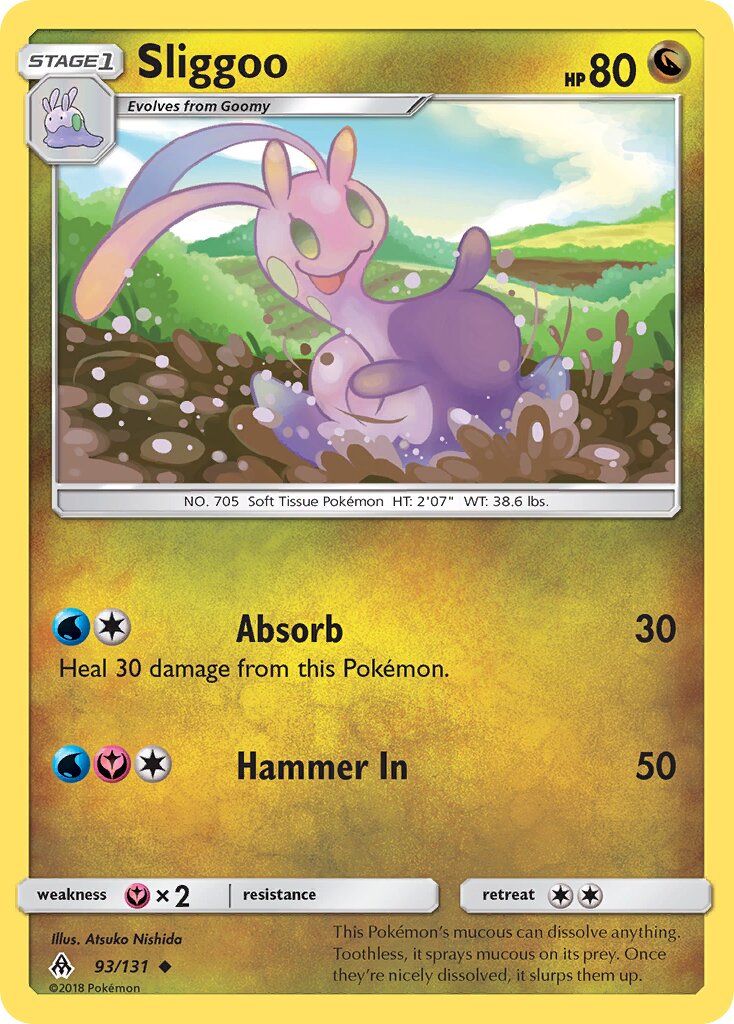 Sliggoo 093/131 — Forbidden Light (English Pokémon TCG card)