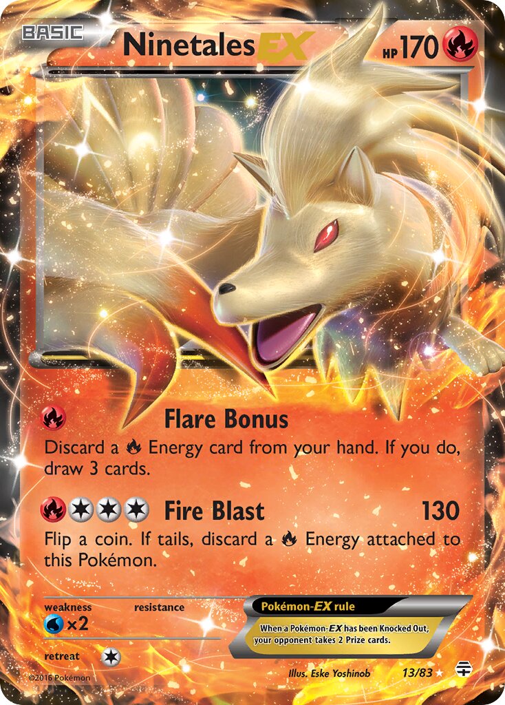 Ninetales-EX 013 — Generations (English Pokémon TCG card)