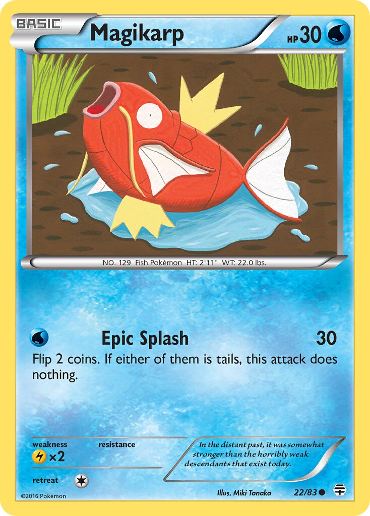 Magikarp 022 — Generations (English Pokémon TCG card)