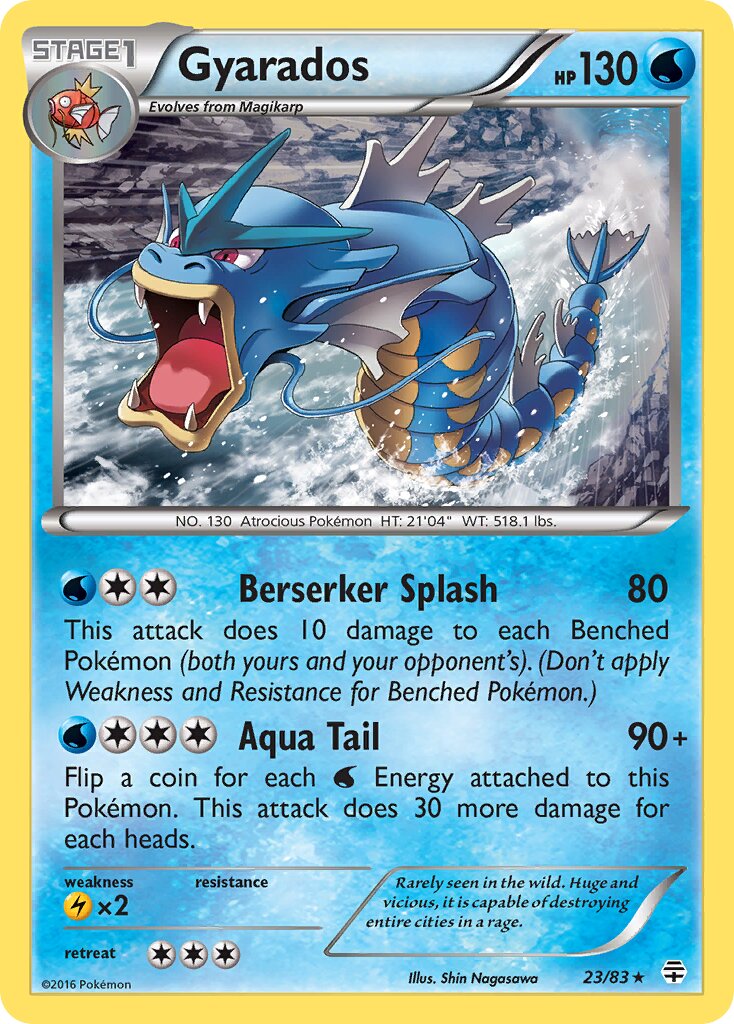 Gyarados 023 — Generations (English Pokémon TCG card)
