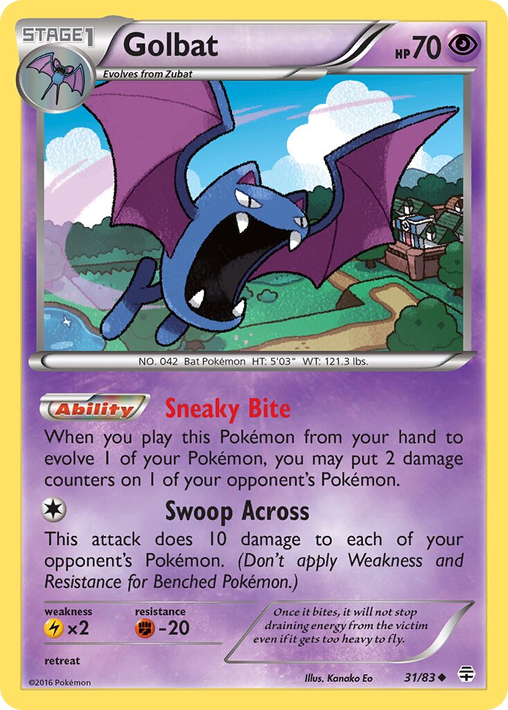 Golbat 031 — Generations (English Pokémon TCG card)
