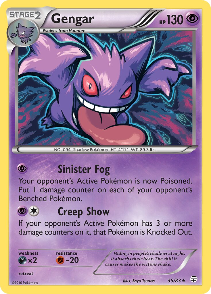 Gengar 035 — Generations (English Pokémon TCG card)
