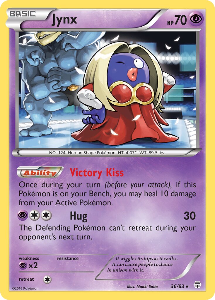 Jynx 036 — Generations (English Pokémon TCG card)