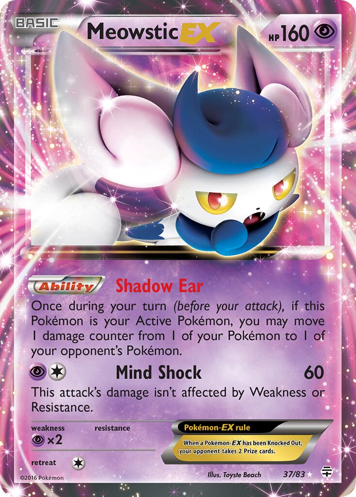 Meowstic-EX 037 — Generations (English Pokémon TCG card)
