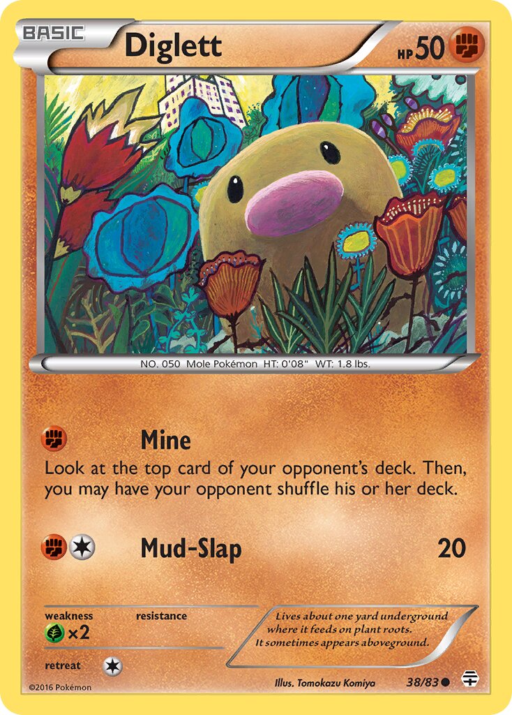 Diglett 038 — Generations (English Pokémon TCG card)