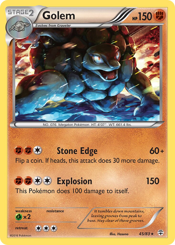 Golem 045 — Generations (English Pokémon TCG card)