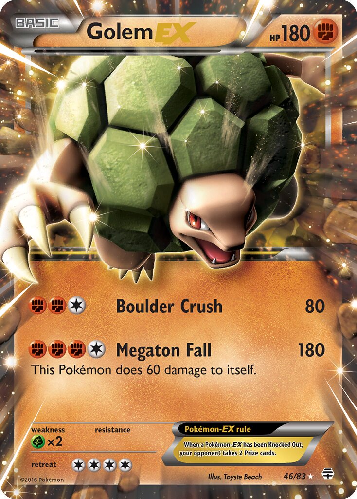 Golem-EX 046 — Generations (English Pokémon TCG card)